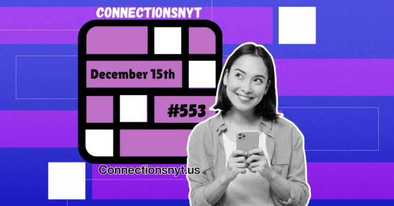 Connections Today hints