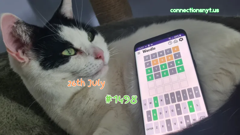 Today’s Wordle hints and answer (#1498): How to solve the Saturday July 26 Wordle
